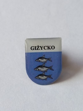 Herb miasta Giżycko przypinka pin odznaka wpinka