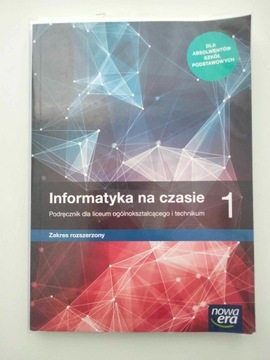 Informatyka na czasie 1 podręcznik szk. ponadpodst