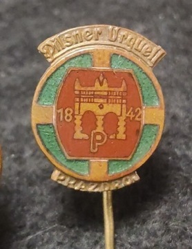 Pilsner Urquell - przypinka odznaka emaliowana