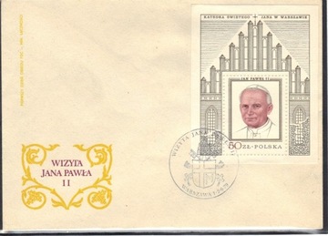 koperta FDC - 2484a - 1979r.- Jan Paweł II