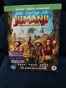 JUMANJI PRZYGODA W DŻUNGLI NA BLU RAY FOLIA 