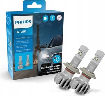 Philips żarówki H7-LED Ultinon Pro6001HL