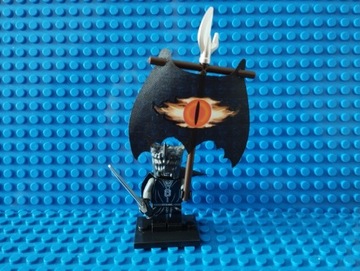 Minifigurka kompatybilna z LEGO usta Saurona Władca pierścieni LOTR