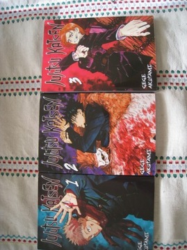 manga Jujutsu Kaisen tomy 1-3