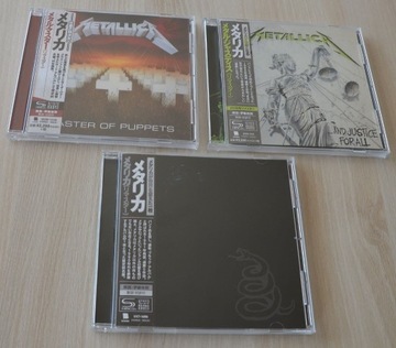 3x Metallica SHM-CD Japan NM