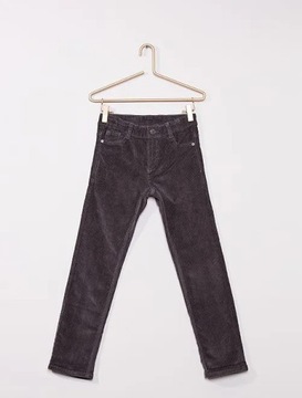 KIABI spodnie sztruksowe dziedzięce r. 98-107 cm.