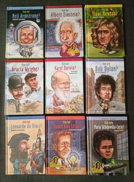 Komplet książek z serii Wielcy i sławni-biografie