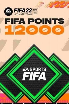 FIFA 22 KOD DOŁADOWUJĄCY 12000 FIFA POINTS