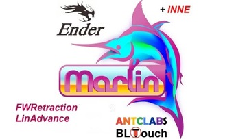 Ender 3, Pro, V2 Marlin + FWRetraction + LinAdvan