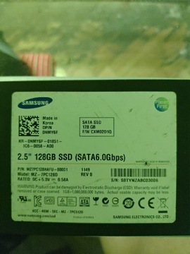 Samsung SDD128GB SATA6