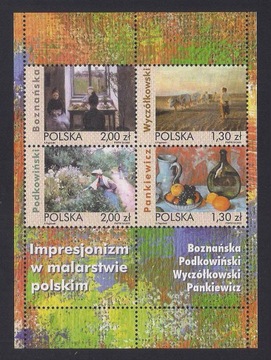 4070-73 Arkusz Malarstwo, Impresjonizm. Rok 2005