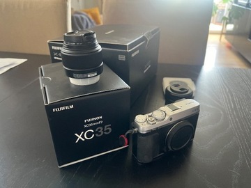 Fujifilm XC35mm plus filtry