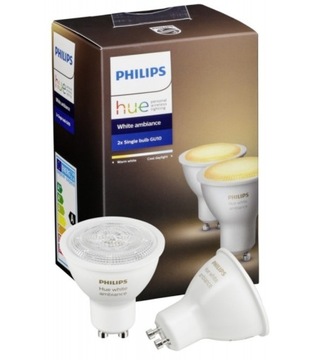Philips Hue White ambiance 2x single GU 10