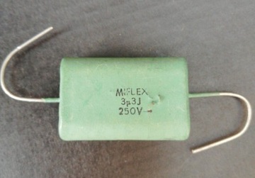 Kondensator 3,3 uF 250V Miflex Audio