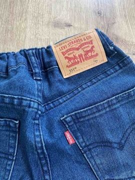 Levis 511 jeansy 7 lat spodnie