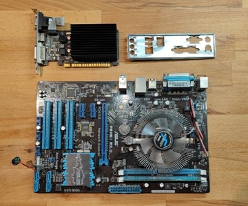 Asus płyta P8H61 R2.0 + procesor intel G2030 + 4GB RAM DDR3 + GeForce 210