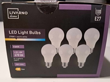 Żarówki LED E27 LIVARNO LED Light Bulbs 6szt