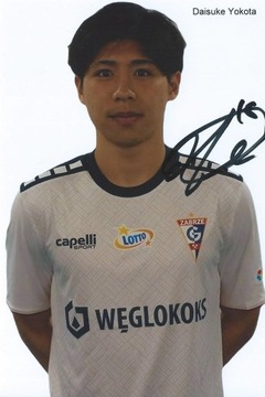 Daisuke YOKOTA oryginalny autograf! Górnik Zabrze