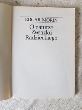 Edgar Morin - O naturze Związku Radzieckiego