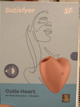 Satisfyer Cutie Hear wibrator, masażer łechtaczki 