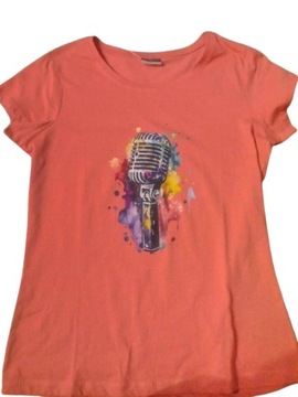T shirt damski - Mikrofon