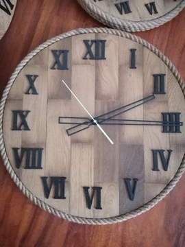 Zegar ścienny drewniany 