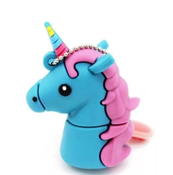 Pendrive 64GB Jednorożec niebieski unicorn USB 2.0