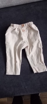 Eleganckie spodnie niemowlęce, rozmiar 62 