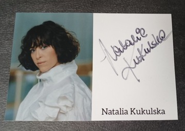 Natalia Kukulska autograf 