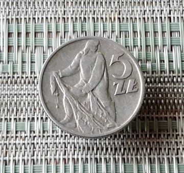 5 zł Rybak, 1960 r.