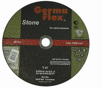Tarcza do cięcia kamienia Germa Flex 230x2,5x22,2