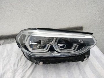 BMW X3 G01 X4 G02 LAMPA PRAWY PRZOD FULL LED EUROP