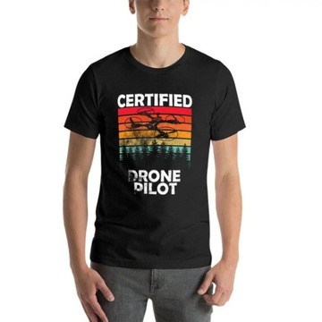 T-shirt dron certyfikowany pilot drona