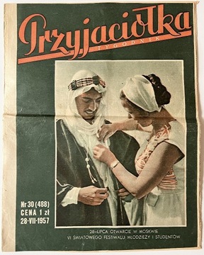 PRZYJACIÓŁKA nr 30 (488) rok 1957, czasopismo 