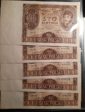 BANKNOTY 100zł 1934.