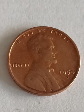 1 cent 1954 D  USA 