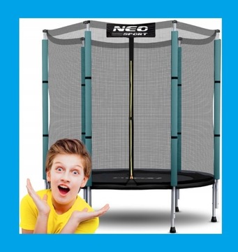 TRAMPOLINA OGRODOWA 140cm Dla Dzieci