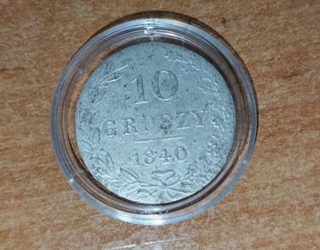 10 groszy 1840 MW, Warszawa