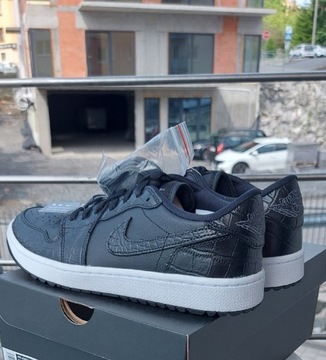 Nike Jordan buty męskie, czarne. Skóra, wodoodporne rozmiar 44,5.