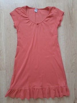 Sukienka w kolorze brzoskwiniowym rozmiar 42