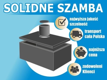 Szambo szamba betonowe zbiorniki na deszczówkę 