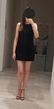 Mała czarna trapezowa sukienka Reserved 34, XS