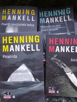 6 x Mankell, Piramida, Cios, Szczelina... 