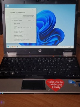 HP Elitebook 2540p i7 8 GB SSD Win 11 Pro 
