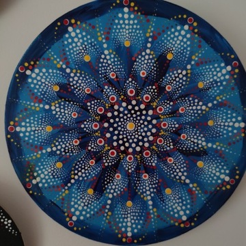 Mandala, obraz, dot painting, rękodzieło, prezent