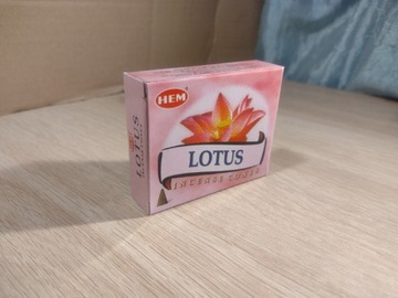 10 kadzidełek stożkowych Lotus + gratis