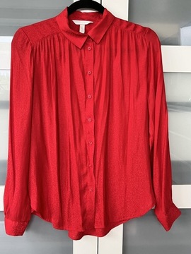 H&M koszula czerwona r. 36 / S nowa
