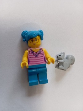 Lego BAM Figurka dziewczyna z wiewiórką nowa 