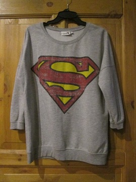 szara bluza Supergirl, rozmiar M / 36-38