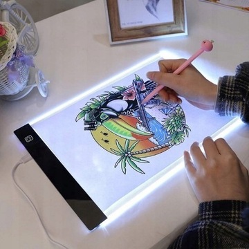 A5 Tablet graficzny LED do rysowania